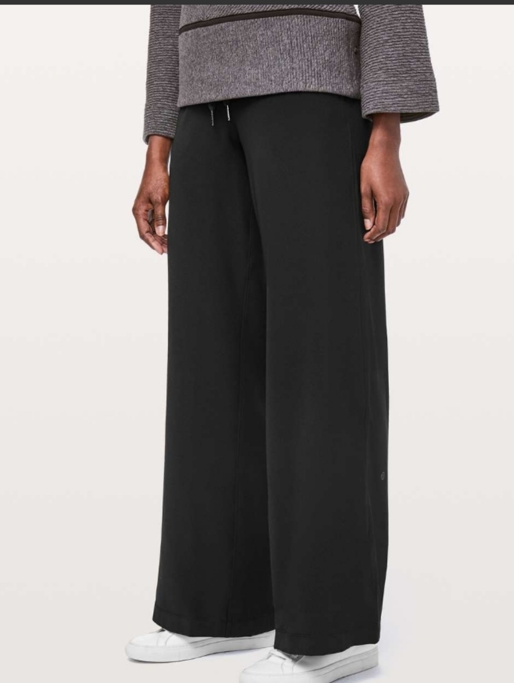 Lululemon On The Fly Pant Wide Leg Woven Black 4